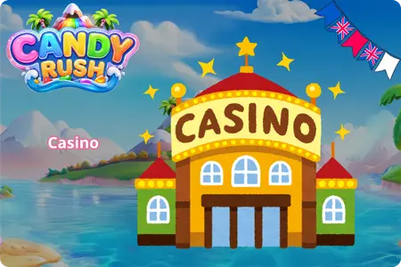 Candy Rush casino lobby banner